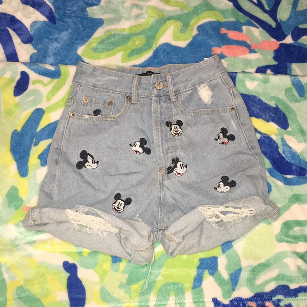 Mickey high waisted shorts!